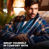 Men's Flannel Sleep Robe, Flannel Bathrobe for Men, Shawl Collar Winter Plaid Robe Perfect for Men and Women