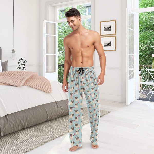 Mens Pajama Pants Lounge Pants Comfort Men Pajama Bottoms With Pockets