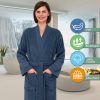 Womens Robe, Cotton Terry Cloth Robes for Women, Soft Kimono Bathrobe for Women XS-2X
