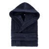 Cotton Robe- Mens Bathrobe- Terry Cloth Towel Robe for Men/Teens/Kids- Hooded Robes with Velour Finish - 100% Cotton