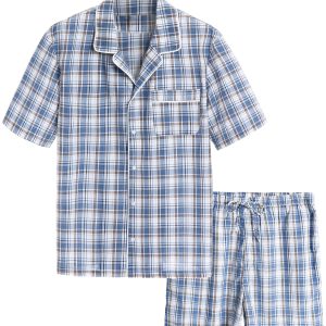 Men's Cotton Woven Short Sleepwear Pajama Set