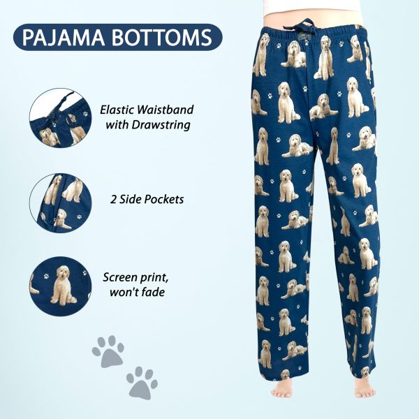 Pet Lover Pajama Pants ??New Cotton Blend - All Season - Comfort Fit Lounge Pants for Women and Men - 27 Breeds Available