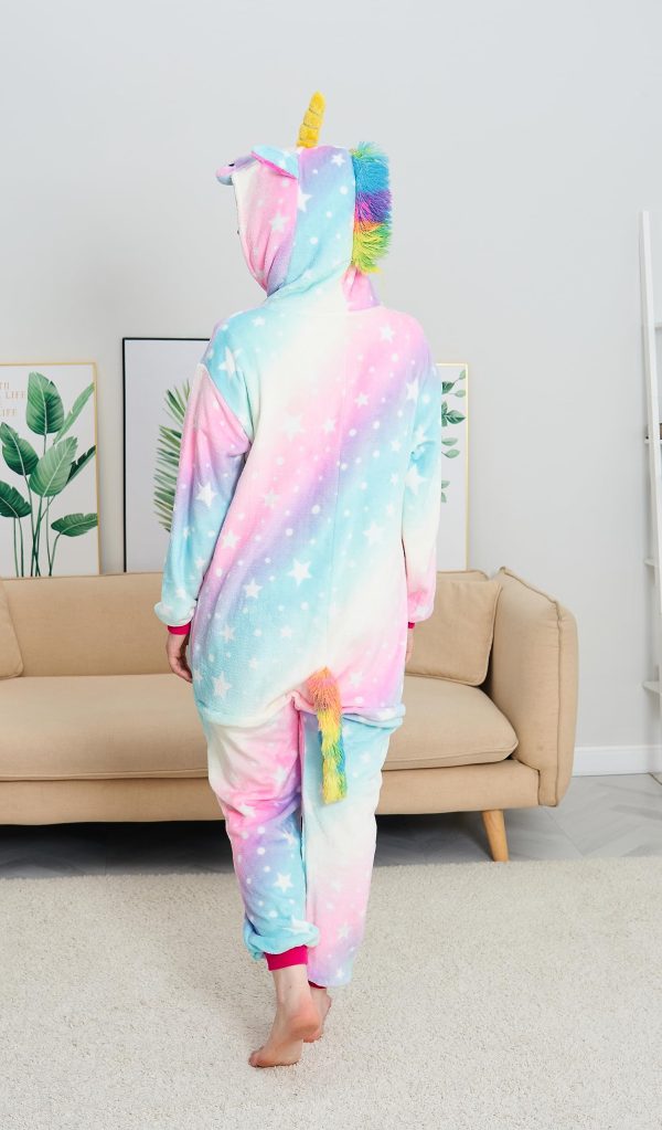 Adult Onesie Unicorn Pajamas for Women Adult Christmas Halloween Cosplay Costume Sleepwear