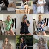 2 Pack Womens Pajamas Set Button Down Summer Sleepwear Short Sleeve Comfy Pjs Loungewear Set