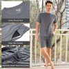 Mens Pajama Sets Shorts - Cool Pajamas Summer Pyjama PJS Loungewear Set - Pajamas Shorts PJ Sleepwear Sets for Men