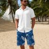 Men's Pajama Shorts Pj Bottoms Drawstring Casual Shorts with Pockets