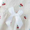 Women's 2 Piece Pajama Set Matching Pjs Sets Cute Printed Sleepwear Button Up Shirt with Lounge Shorts Set