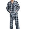 cotton pajama set for men 100% cotton pajamas soft PJS