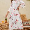 Zipper Robes for Women 3/4 Sleeve Housecoats Long Lightweight Bathrobe House Dress with Pockets