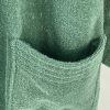 Pure Cotton Terrycloth Robe for Men,100% Cotton Bathrobe Towel with Long Sleeve Cozy Soft Plush Shawl Collar,One Size