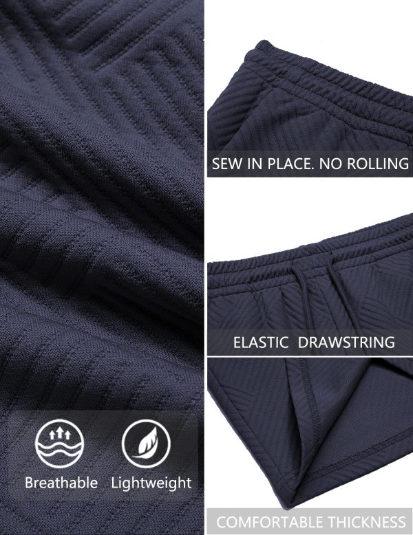 Men's Shorts Casual Elastic Waist Drawstring Pajama Bottoms Summer Shorts