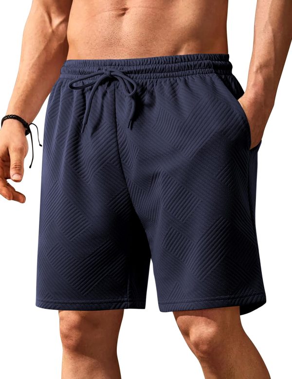 Men's Shorts Casual Elastic Waist Drawstring Pajama Bottoms Summer Shorts