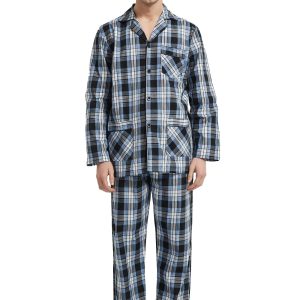 cotton pajama set for men 100% cotton pajamas soft PJS