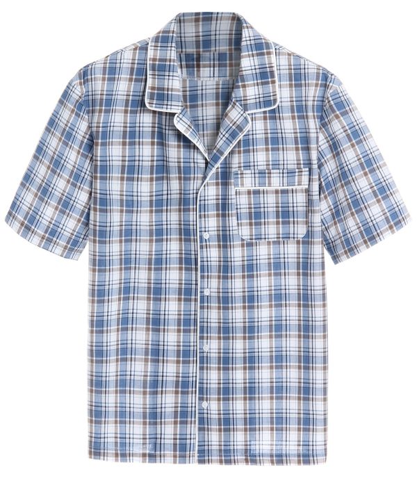 Men's Cotton Woven Short Sleepwear Pajama Set