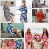 Women's Fleece Bath Robe Full Length Plush Soft Bathrobe Warm Lounge Sleepwear Robe with Pockets Gift for Mom Wife Dad Friend