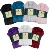 Women Robe Fleece Plush Soft, Fluffy Fuzzy Cozy Warm Lightweight Bathrobe, Shower Spa House Long Robe for Women