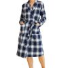 Women's Cotton Flannel Robe