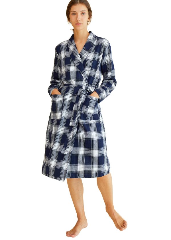Women's Cotton Flannel Robe