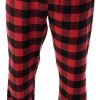Men's Flannel Pajamas - Plaid Pajama Pants for Men - Lounge & Sleep PJ Bottoms