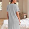 Women Zipper Robes Waffle Short Bathrobe Lightweight House Coat with Pockets Soft Nightgown S-3XL