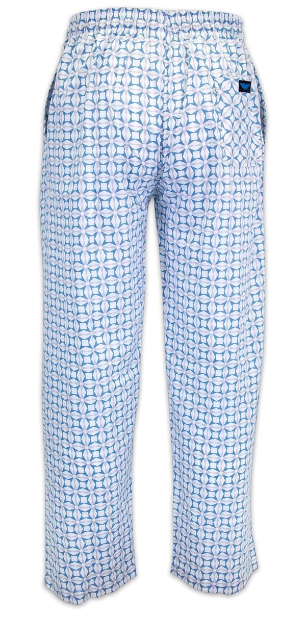 Men's 3 Pack Lounge Pajama Sleep Pants/Drawstring & Pockets Designer Woven Pant Bottoms