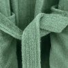 Pure Cotton Terrycloth Robe for Men,100% Cotton Bathrobe Towel with Long Sleeve Cozy Soft Plush Shawl Collar,One Size