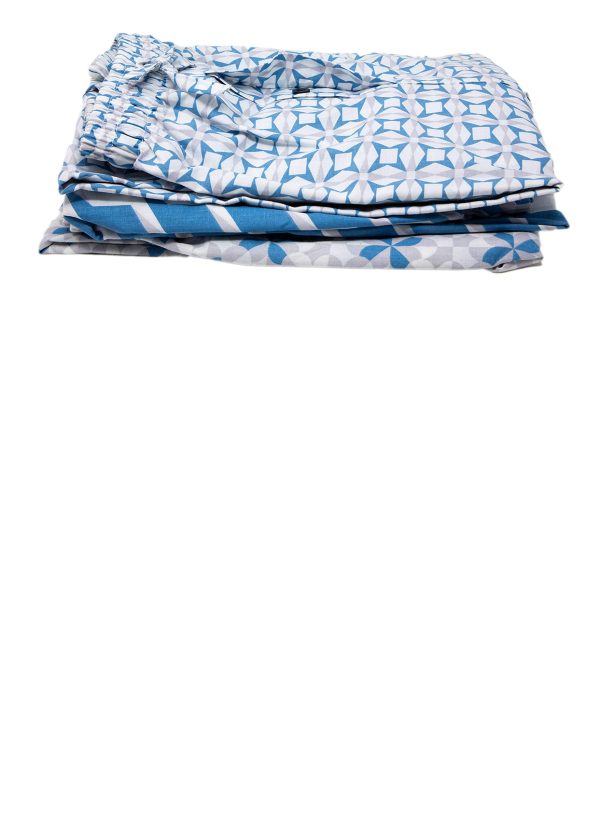 Men's 3 Pack Lounge Pajama Sleep Pants/Drawstring & Pockets Designer Woven Pant Bottoms