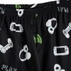 Men's 2 Piece PJ Sets Pajama Shorts Sets Short Sleeve Letter Print Tee and Short Lounge Set