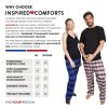 Unisex Tearaway Post Surgery Recovery Pajama Pants with Side Snaps & Pockets