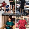 Men Silk Pajamas Set 2 Piece Pjs Soft Satin Sleepwear Shorts Button Down Tops Loungewear with Pockets
