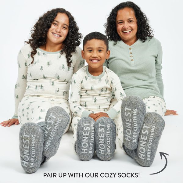 Family Matching Holiday Pajamas Organic Cotton for Men, Women, Kids, Toddlers, Baby Boys, Girls, Unisex Pets