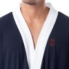 Men's Waffle Knit Kimono Robe