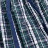 Mens Pajama Pants 100% Cotton Plaid Sleep & Lounge Pants, PJ Bottoms with Pockets and Button Fly