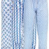 Men's 3 Pack Lounge Pajama Sleep Pants/Drawstring & Pockets Designer Woven Pant Bottoms
