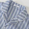 Men's Lightweight Cotton Pajamas Long Sleeves Shirt Pants Set