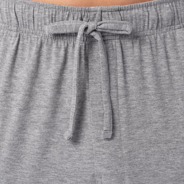 Men's 360 Stretch Short Sleeve V-Neck Top and Pant Sleep Pajama Set