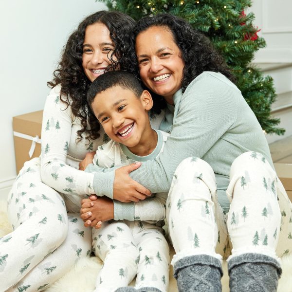 Family Matching Holiday Pajamas Organic Cotton for Men, Women, Kids, Toddlers, Baby Boys, Girls, Unisex Pets