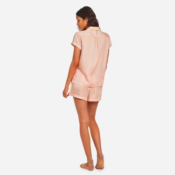 Striped Soft TENCEL™ Classic Short PJ Set