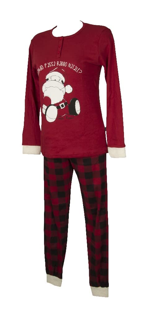Baby Girl Pajamas Teen Girl Kids Winter Interlock Long Sleeve Henley Neck Item 32288, 2149 V. unica Natale, 15 Years