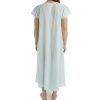 Women's Victorian Nightgown, 100% Cotton, Side Pockets, Scoop Neckline, Short Sleeve, Summerwear