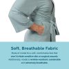 KickIt Post Surgery, Mastectomy, Breast Cancer, Tummy Tuck Pajamas with Internal Drain Pockets - Hysterectomy Recovery Gifts