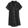 Girls Nightgown 100% Cotton Short Sleeve Button Down Pajama Ages 4-14