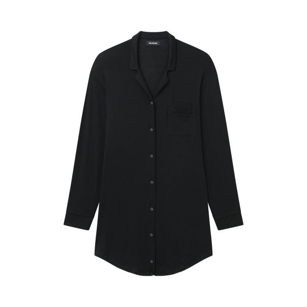 Women's Pajama Button Up Dress