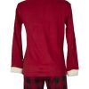 Baby Girl Pajamas Teen Girl Kids Winter Interlock Long Sleeve Henley Neck Item 32288, 2149 V. unica Natale, 15 Years
