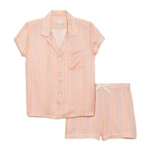 Striped Soft TENCEL™ Classic Short PJ Set