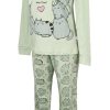 Women's Pajamas Winter Cotton Interlock Long Sleeve Henley Neck Article 15648, 2141 Verde Acqua, Small