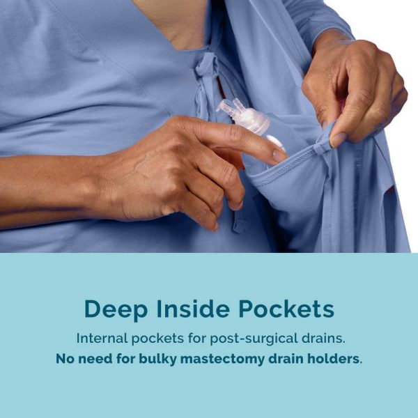 | Adaptive Hospital Wear for Women | Mastectomy, Hysterectomy, Chemo, Post-Op, Breast Cancer | 2-Piece Set
