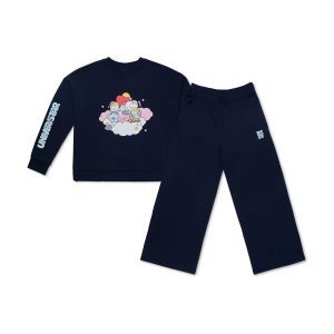 Baby Collection Character Pajama Set Loungewear Sleepwear for Women and Girls, Navy, Medium
