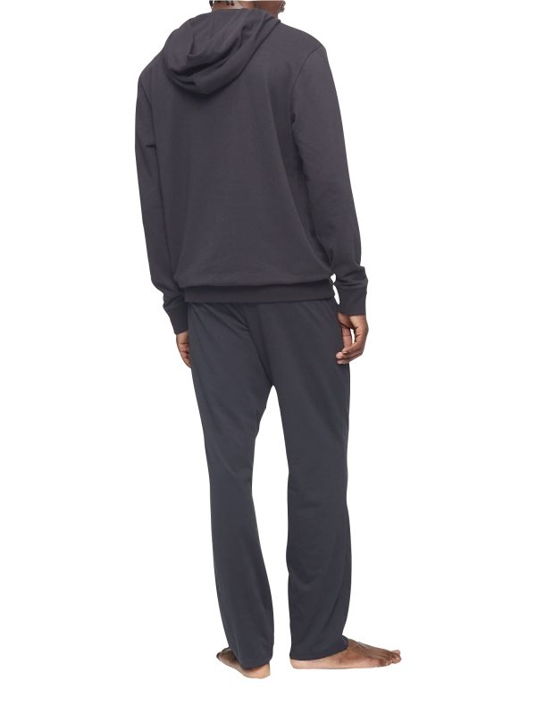 Intense Power Sleep Hoodie Black
