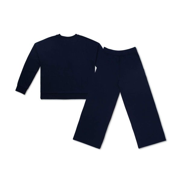 Baby Collection Character Pajama Set Loungewear Sleepwear for Women and Girls, Navy, Medium